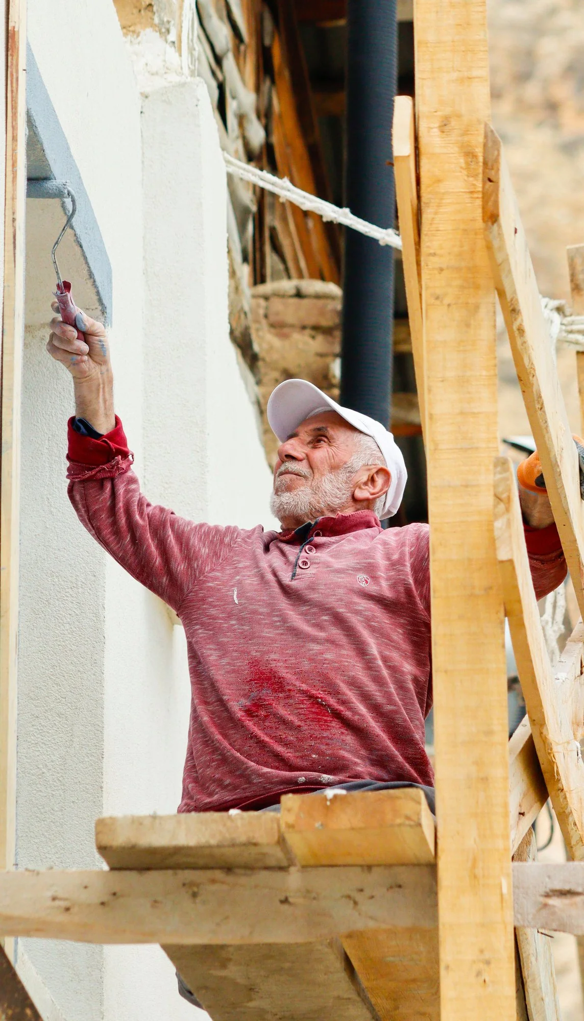Exterior building painting